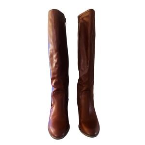 GH Bass & Co. Lynne Style Brown  High Boots‎ Block Heel Women's 7.5